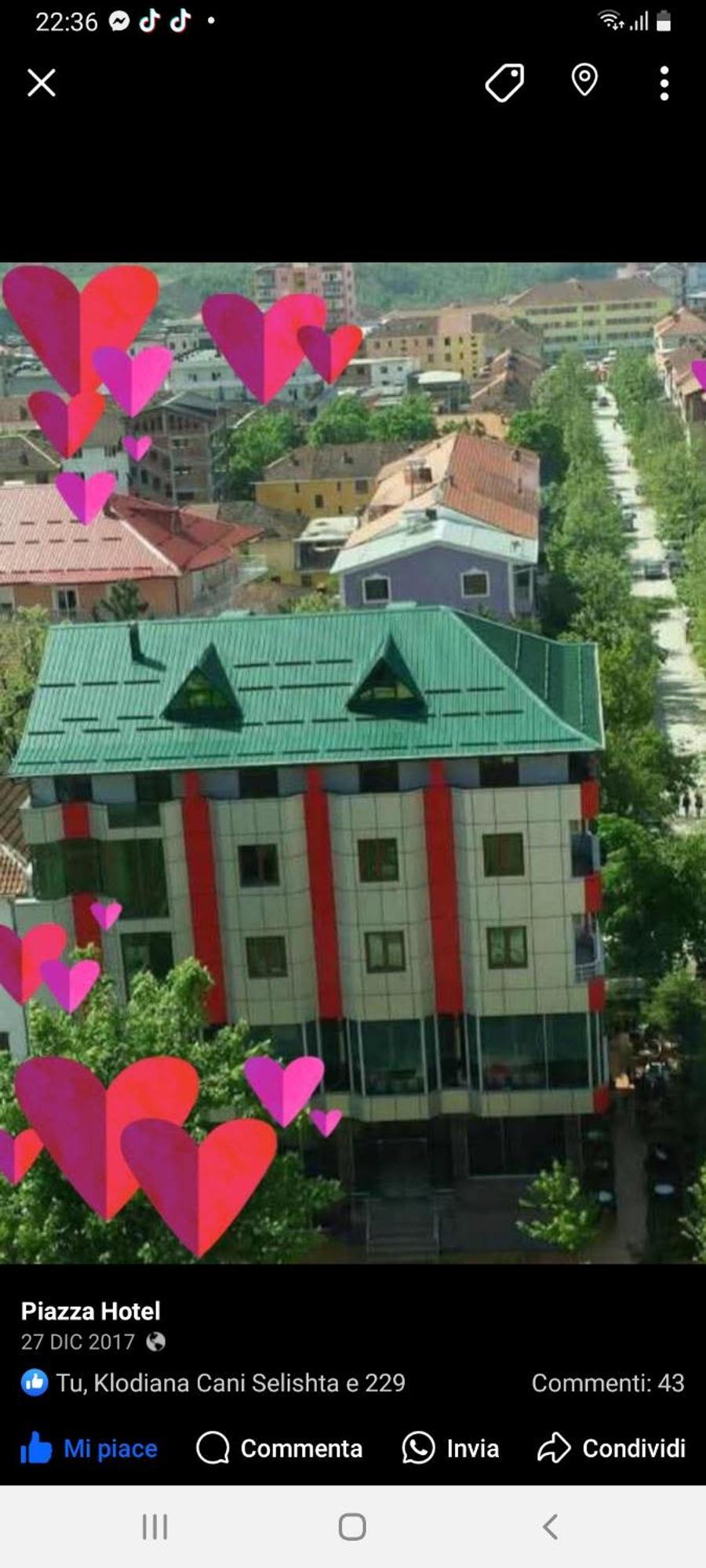 Hotel Piazza Peshkopi Ngoại thất bức ảnh